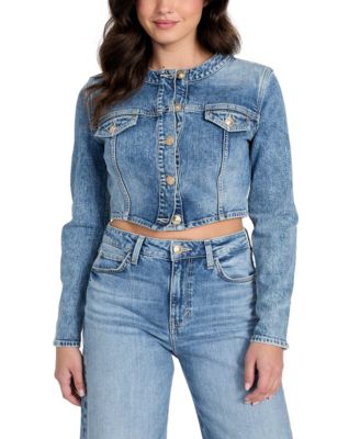 GUESS - Women's Gemma Cropped Denim Jacket