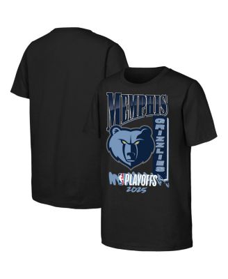 Outerstuff - Big Boys and Girls Black Memphis Grizzlies 2025 NBA Playoffs Hype T-Shirt