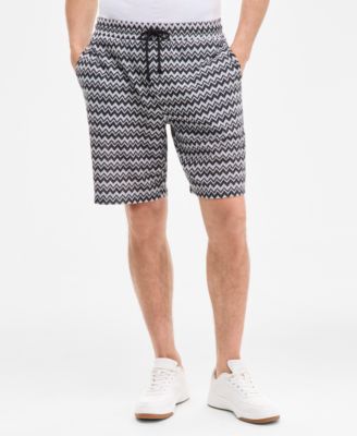KARL LAGERFELD PARIS - Men's Zig-Zag Jacquard Shorts