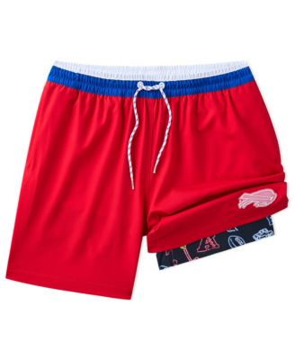 Chubbies - Men's 5.5" Red Buffalo Bills Lined Classic Swim Trunks