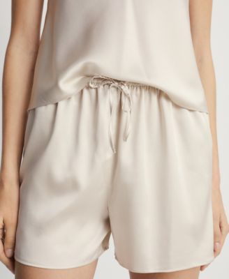 MANGO - Women's Silk Pajama Shorts