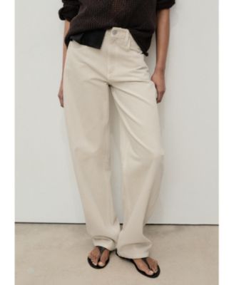 MANGO - Women's High-Rise Balloon Jeans