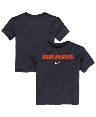 Nike - Toddler Navy Chicago Bears Wordmark T-Shirt