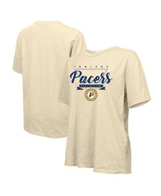Majestic - Women's Cream Indiana Pacers Oversized T-Shirt