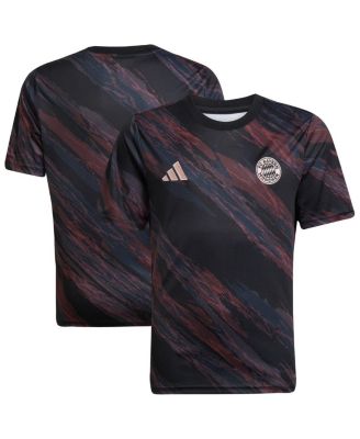 adidas - Big Boys and Girls Black Bayern Munich 2025/26 Pre-Match Jersey