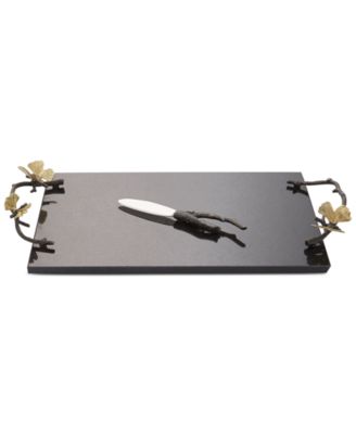 Michael Aram - Granite Butterfly Ginkgo Cheeseboard & Knife Set