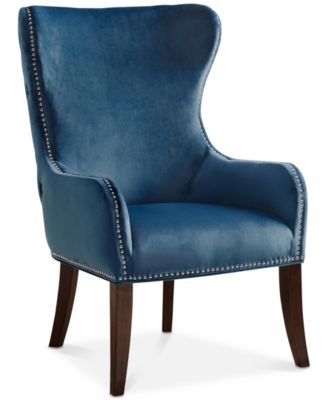 Furniture - Hancock Button Tufted Accent Chair, Direct Ship