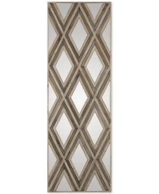 Uttermost - Tahira Geometric Argyle-Patterned Wall Mirror